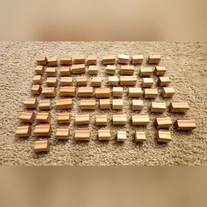 Stamp Collection Of Names Rubber Wooden EUC Teachers #II